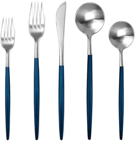 WDSOPK Bento Box Bento Lunch Box Container Bento Boxes Men Adults Adult with Cutlery for Women Stainless Steel Pot Stove Set Outdoor Camping Tableware Included(Blue Silver-12Set60Pcs)