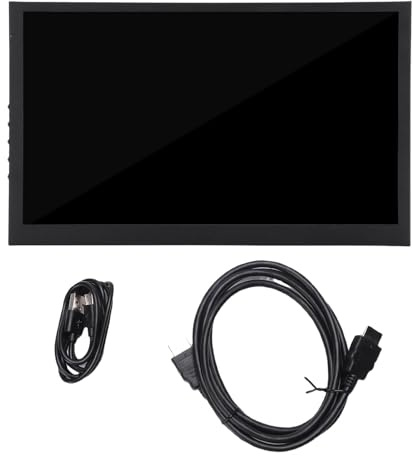 Plyisty Tragbares Display von 10,1 Zoll, CPU -GPU -Temperaturmusikspektrum -Bildschirm 1024x600, 170 ° Weitwinkel, Dual -in -in -Lautsprecher, Mehrere Funktionen, Vielseitiger Gebrauch