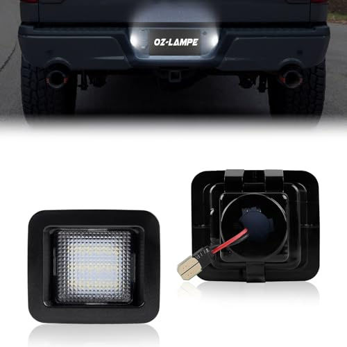 OZ-LAMPE 2 Stücke Kennzeichenbeleuchtung für Ford F-150 F150 Raptor 2015~ | Led Beleuchtung mit Canbus Fehlerfrei