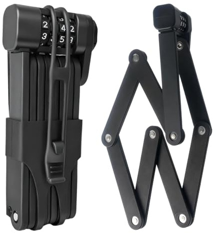 Homieway Combination Folding Bike Chain Lock for Key-Free Convenience