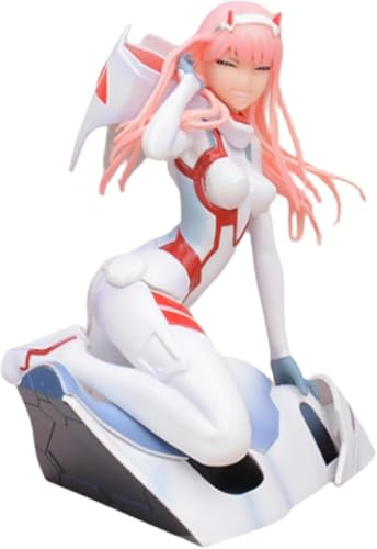 TYdfhSHR Zero Two Racing Suit Statue 1/12 Actionfigur/Anime-Figur/bemaltes Charaktermodell/Spielzeugmodell/PVC/Anime-Sammlerartikel, 16 cm (2 Stück)