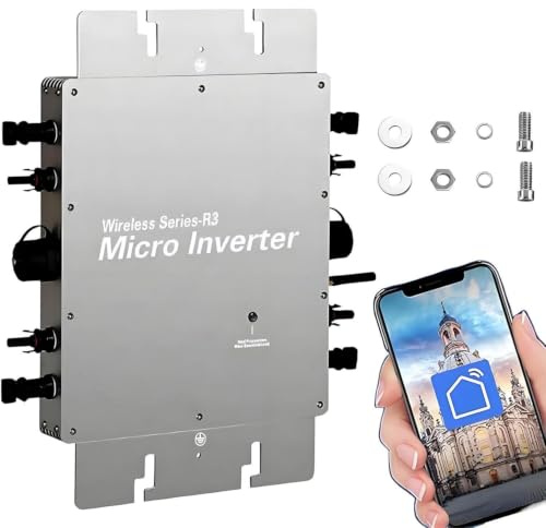 Onduleur PV Connecté Au Réseau Et Convertisseur DC vers AC, Micro-onduleur Solaire MPPT avec Application WiFi Et Étanchéité IP65(300W)