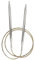 Addi AD1057080-06.50 Rundstricknadel, Messing vernickelt, 6.5/80cm, Stärke 6,5