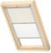 VELUX Original Dachfenster Duo Verdunkelungsrollo für CK04, Hellbeige, mit Grauer Führungsschiene