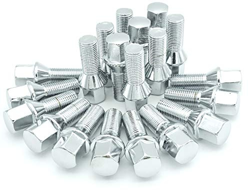 20x CHROM Radschrauben M14 x 1,5 KEGELBUND 28mm M14 1.5