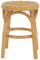 Korb-Outlet Hocker aus natürlichem Rattan/Rattanhocker Rund/Beistell-Hocker/Schemel Badhocker (Honig)