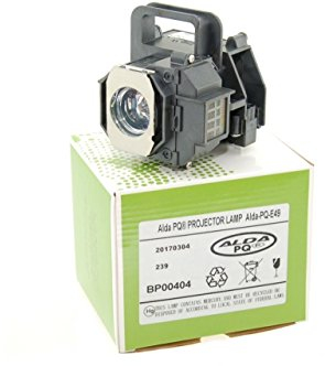 Alda PQ Premium, Lampe de projecteur Compatible avec Les projecteurs EPSON EH-TW3200 EH-TW2900, EH-TW3500, EH-TW3600, EH-TW3800, EH-TW4400, EH-TW4500, ELPLP49, Lampe avec boîtier