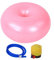 Yoga Ball 50 cm Rosa PVC, extra stark, stabil für Training und Entspannung, 1 Stück im Paket