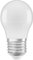 OSRAM LED Lampe mit E27 Sockel, Warmweiss (2700K), Tropfenform, 5.5W, Ersatz für 40W-Glühbirne, matt, LED STAR CLASSIC P, Warmweiß
