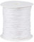 Filo di cotone cerato, 1,5 mm, 91,5 m/rotolo, per gioielli fai da te, collane, bracciali, artigianato, macramè, bianco