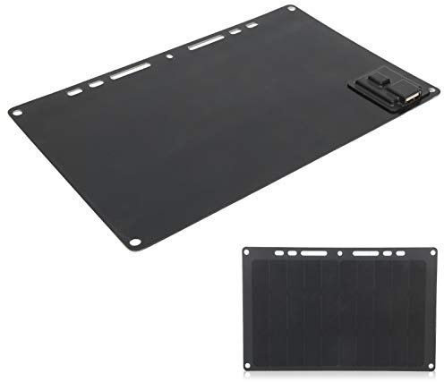 Sonew Chargeur Solaire monocristallin de Panneau Solaire 6V 10W 1700mAh Sortie Chargeur USB Portable IP65 étanche