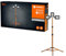LEDVANCE Worklight LED Tripod - Arbeitslicht mit Stativ, zentraler Fluter mit 30W und zwei abnehmbaren Akku Strahlern 5W, IP54, 3280 Lumen, 4000K kaltweiß, Rotationswinkel 360°