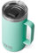 YETI Rambler Mug, Vacuum Insulated Stainless Steel Stackable Mug with Magslider Lid, Seafoam, 24 oz (710 ml)