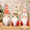 SUOXU 3 Stück Weihnachtsdekorationen Zwerge Plüsch Santa, Weihnachten Gonk Zwerg Elf Figuren Spielzeug Outdoor Indoor Fenster Tisch Xmas Ornamente Party Decor Merry Christmas Holiday Supplies Plüsch