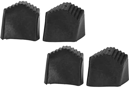 Cabilock 4 Stück Leiterfüße Gummifüße Für Leitern Trittleiter Leitermatte Leiterfußabdeckungen Leiter Beinpolster Leiterabdeckung Leiterspitzen Aus Gummi Tischfüße Faltbar Dachbodentreppe