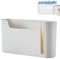 Carrier Bag Bins, Plastic Bag Holder Can Hold 6 Rolls Grocery Bag Holder Wall Mounted Trash Bag Dispenser No Drill Hanging Grocery Bag Dispenser for Kitchen Bathroom