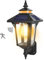 Moman Farola Solar Exterior Vintage con Sensor de Movimiento - Aplique de Pared Decorativo 3 Modos Impermeable IP65 para Jardín y Patio