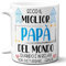 STAMPATEK Tazza Regalo Miglior Papà del Mondo in Relax - Idea Regalo Compleanno Uomo, Festa del Papà - MUG175