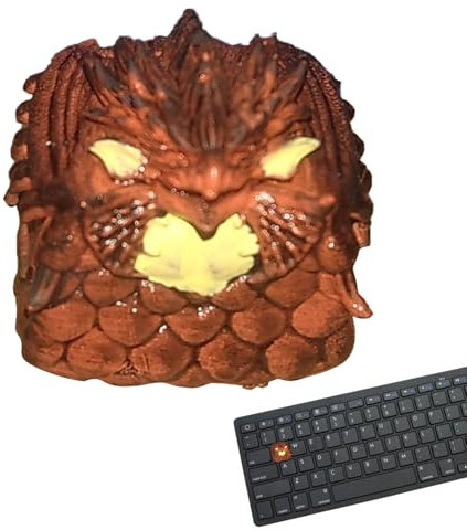 Gothic-Tastenkappe, kreative gruselige Harz-Tastenkappe für Tastatur – einzigartige Tastendekoration, PC-Zubehör für Spiele, mechanische Tastatur, Fans Sammler