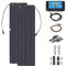ZYLDDS Kit Panneau Solaire 400W 12V Panneau Solaire Souple,Chargeur de Batterie Solaire avec contrôleur,pour Camping-Cars, Caravanes, Bateaux, Toits