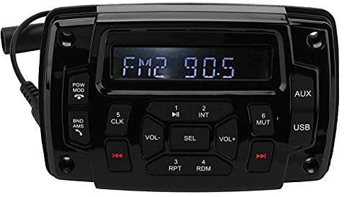 Reproductor MP3, Radio USB, de Sonido, Impermeable, Baño, Barco, Motocicleta, Metal ABS de