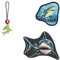 Step by Step Magic Mags Glow „Shark Dexter“, 3-teilig, 2 Magnet-Applikationen und 1 Anhänger, Hai, Meer, passend zum Schulranzen oder Vorschulrucksack