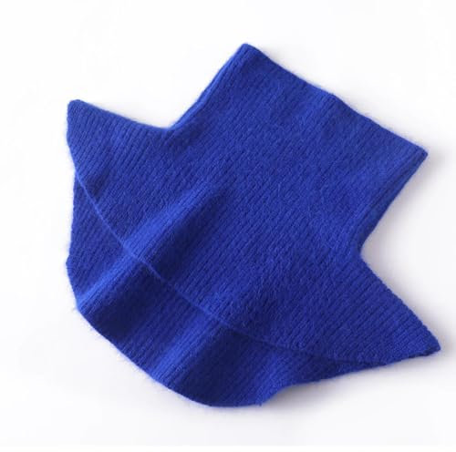 Schals Tücher Halstuch Scarf Damen-Rollkragenpullover, Halswärmer, Kragen, Kleine Wickel, Dicke Rippen, Gestricktes Zubehör, Umhang, Weicher Kapuzenschal, Einheitsgröße, Königsblau