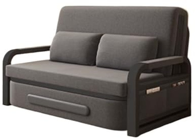 ZKALQECNF Entspannung Platzsparendes Klappsofabett, umwandelbar in EIN Einzelbett, multifunktional for Wohnzimmer und Balkon Schlafen(Klein)