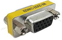 Linéaire AD166 Adaptateur VGA HD15 Femelle/Femelle Métal