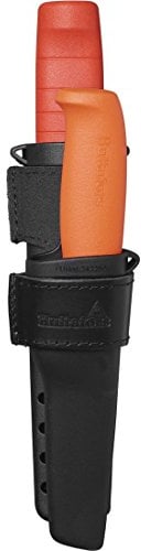 Hultafors EDC25+HVK - Set de escoplo de 25 mm de boca y cuchillo profesional de 280 mm de acero japonés con funda de plástico para el cinturón
