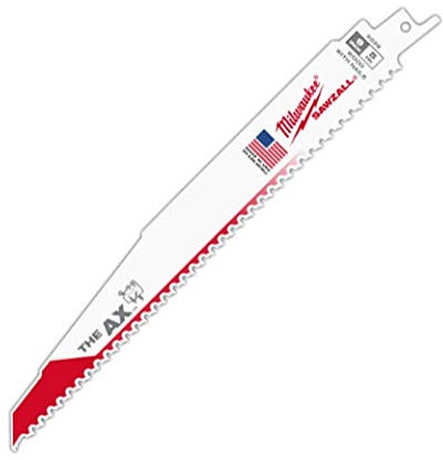 Milwaukee Heavy Duty AX Demolition Reciprocating Sabre Saw Blades 230mm Pack of 25