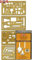 Schablone Chemie - 4er Set