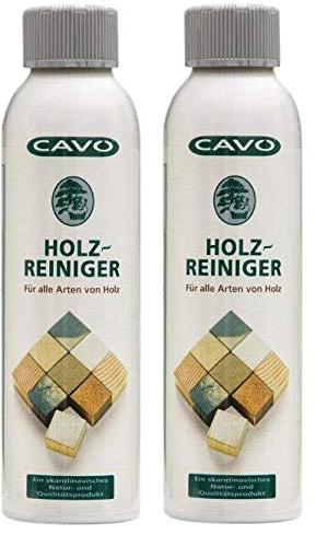 CAVO Holzreinger für alle Holzarten 2er-Pack (=2x250ml) Konzentrat