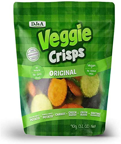 DJ&A Veggie Crisps Original 9 x 90g