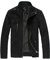 Wantdo Homme Veste Décontractée Veste en Coton Coupe-Vent Classique Manteau d'Extérieur Veste Printemps Veste Légère Veste Décontractée Veste Saharienne Noir L