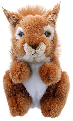 Wilberry WB005021 Mini Eichhörnchen Plüschtier, rot, Mini's