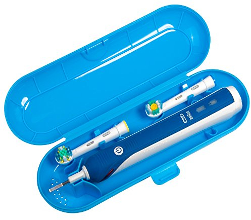 Nincha Portable Replacement Plastic Electric Toothbrush Travel Case for Oral-B Pro Series Blue