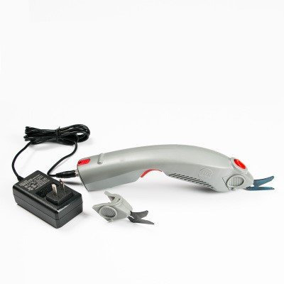 CGOLDENWALL MYX-1 Palmare Elettrico Tessuto Forbici Coltello Tagliatrice Panno Taglierina Cuoio Cesoie con 1 pz Caricatore (A+B Lama Testa Cutter)