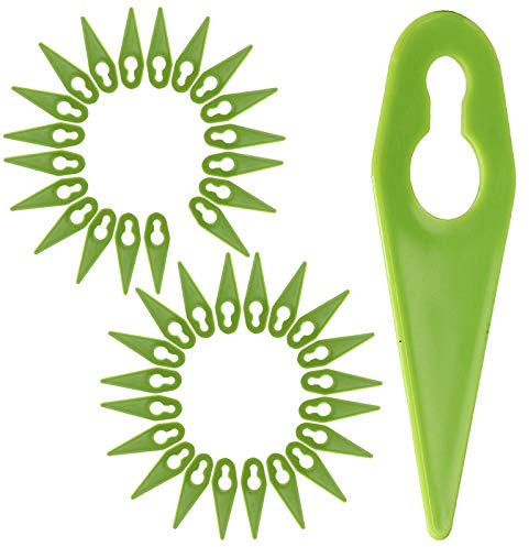 Spares2go Plastic Blades for Gtech ST01 ST02 ST04 ST05 ST20 Grass Trimmer Strimmer (Pack of 40)
