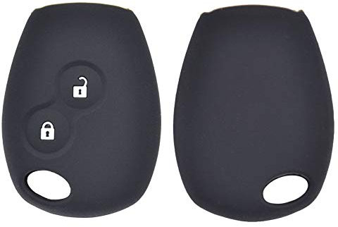 XUKEY 2 Button Silicone Key Case Fob For Renault Trafic Clio Kangoo Master Modus Twingo for Dacia Duster Logan Sandero for Opel Movano Vivaro Remote Key Cover
