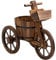 Outsunny Porte Plante Tricycle - étagère de Pots de Fleurs - jardinière dim. 52L x 31l x 45H cm - Bois de Sapin