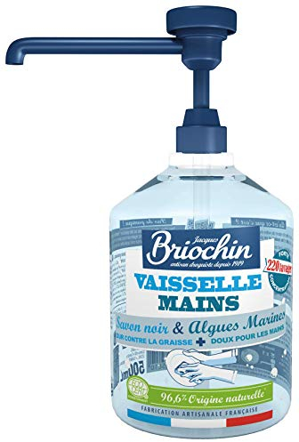 Jacques Briochin Liquide Vaisselle au Savon Noir Parfum algue marine (500 ml)