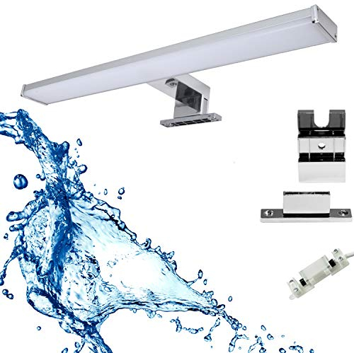 Light Galaxy ... Ihr Lichtlieferant LED 40cm Spiegelleuchte Badezimmer 8w 3in1 Montage 900lm Neutralweiß 4000k Badezimmerschrank-Beleuchtung