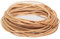 RUBY unos 20m x 2mm Cuerda Cuero para Manualidades,Cordón de Cuero Genuino,Cordon Cuero para Colgante época,Cordones Redondos para Bisuteria DIY,Cordon Cuero de Vaca,Tiras de cuero(Color primario-2mm)