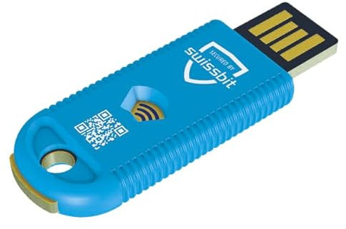 Swissbit iShield FIDO2 USB-A/NFC Security Key Plug-and-Play