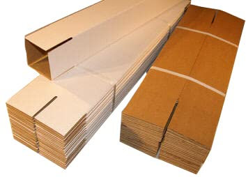 emballage garrigou 20 tubes carton d'expédition carré 120x120x430 m/m