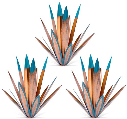 Homight Escultura de Tequila de Metal, Planta de Tequila, decoración del hogar, Adorno de jardín de Tequila, estatuilla de Patio, césped, Patio, estaca, decoración de Regalo para el jardín