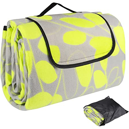 Hengsong Picknickdecke,Picknickdecke Wasserdicht,Picnic Blanket,wasserdichte Decke mit PVC,für Camping,Strandmatte am Strand,200×195cm