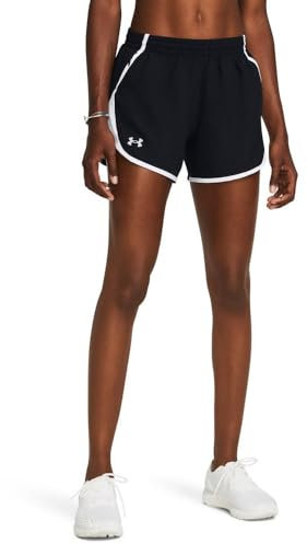 Under Armour Fly by 3 Inch Womens Running Shorts - Black - XS