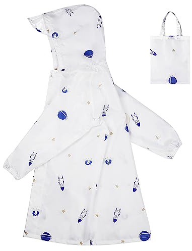 Imperméables pour Enfants Garçons Filles Manteau de Pluie Toddler Vestes Léger Poncho Mignon Réutilisable Vêtements S/2-4 Ans